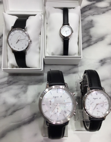 【agnes b】この季節にオススメのペアウォッチ