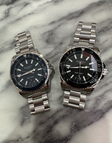 【8/15まで10%オフ】エレガントさとスポーティを兼ね備えたGUCCIダイバー