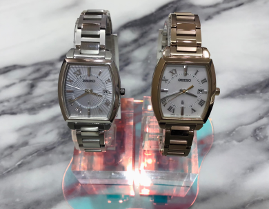 【LUKIA】トノー型の電波ソーラー腕時計