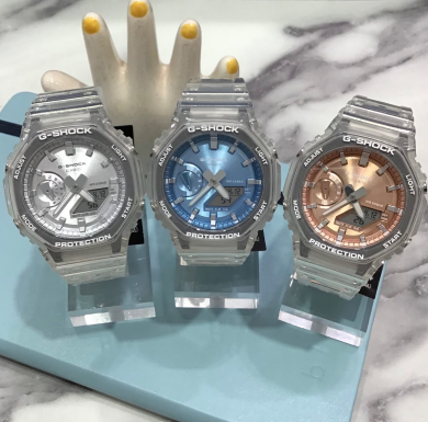 【G-SHOCK】夏にぴったり!!スケルトン素材を使用したモデルのご紹介