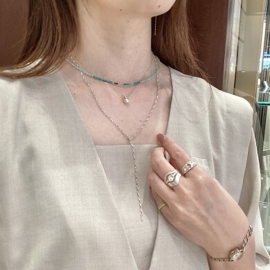 agete 新作のパールアイテムを使ったおすすめコーディネート🐚💙