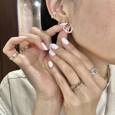 agete おすすめ耳回りコーディネート✨