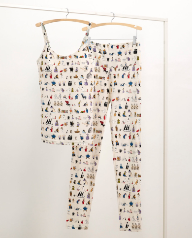 【ムーミンコラボ】パット付きキャミソール&レギンス