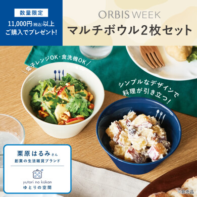 11,000円以上ご購入で「マルチボウル2枚セット」をプレゼント🎁