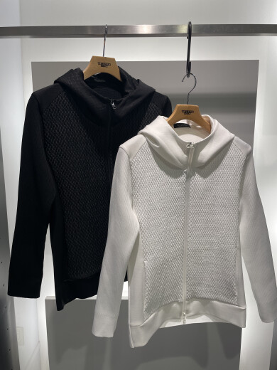 すぐ着たい❗️異素材コンビパーカー✨