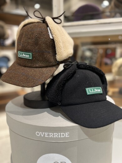 【L.L.Bean】Tweed detachable Flap Cap
