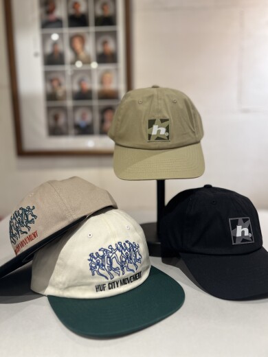【HUF】新作キャップ入荷しました!