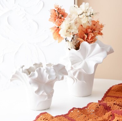 【NEW】フリルのようなシルエットでお部屋を華やかに🌼*・