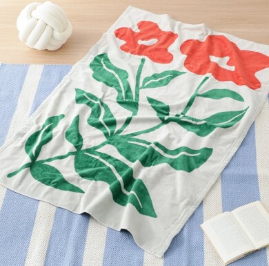 【SALE】アートタオルケットが30%OFF🌼*・