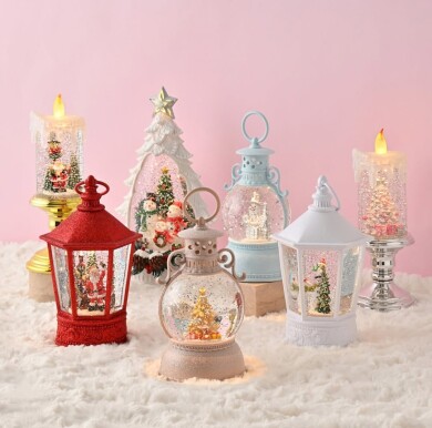 【NEW】スイッチONでラメがキラキラ舞う新作スノードーム🪄︎︎♡