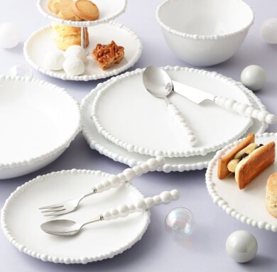 【NEW】ホリデーシーズンに似合う🤍ᩚパールのような質感のテーブルウェア𓂃🫧✨