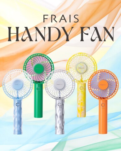 【NEW】ハンディファンで持ち歩ける涼しさを🍃𓂃🫧