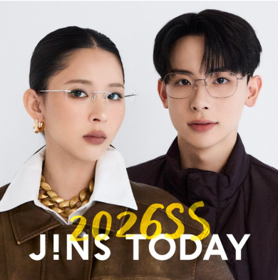 旬を着こなすメガネ「JINS TODAY」26年春の新作発売!