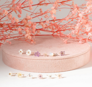 Birthflower💐ピアス