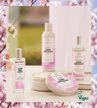 ザボディショップ 春限定の香り グロウイング チェリーブロッサム登場